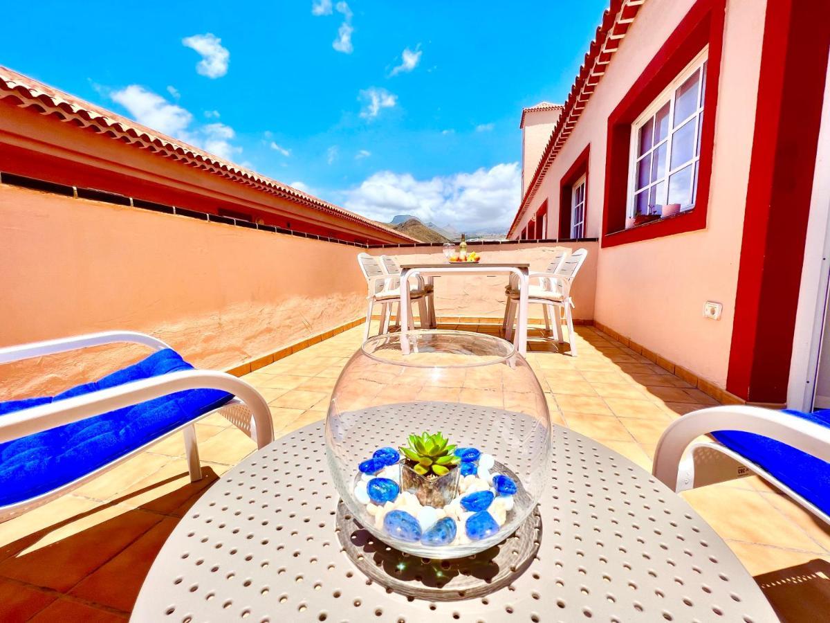 !!! Relaxing View, The Heights Apartment With Terrace And Heated Pools, Los Cristianos Лос Кристианос Экстерьер фото